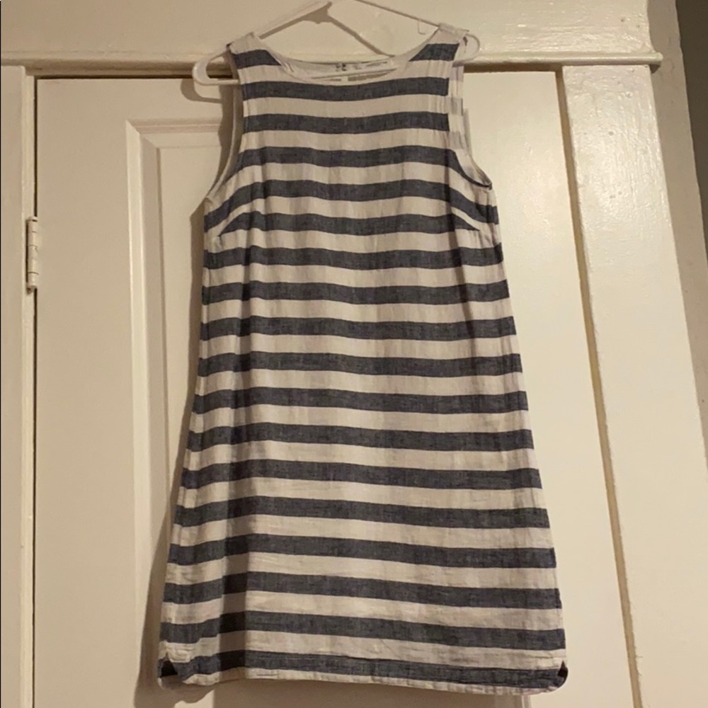Beach Lunch Lounge Summer Linen Dress Size Small